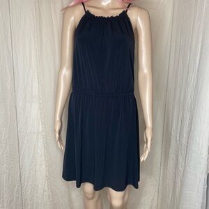 Banana Republic black strappy casual dress szM